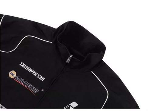 Labt Racing Colorblock Nylon Track Jacket | Face 3 Face