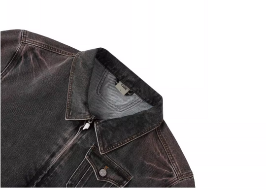 Labt Flower Wash Western Denim Jacket | Face 3 Face