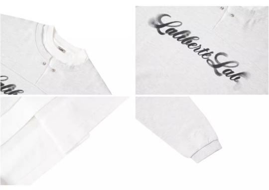 Labt Vintage Print Layered Sweatshirt | Face 3 Face