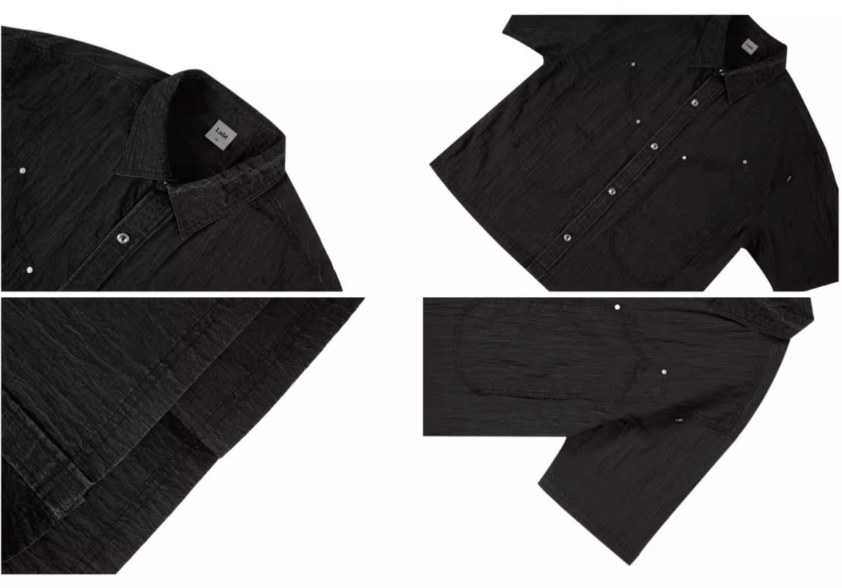 Labt Distressed Wash Pocket Short Sleeve Shirt | Face 3 Face