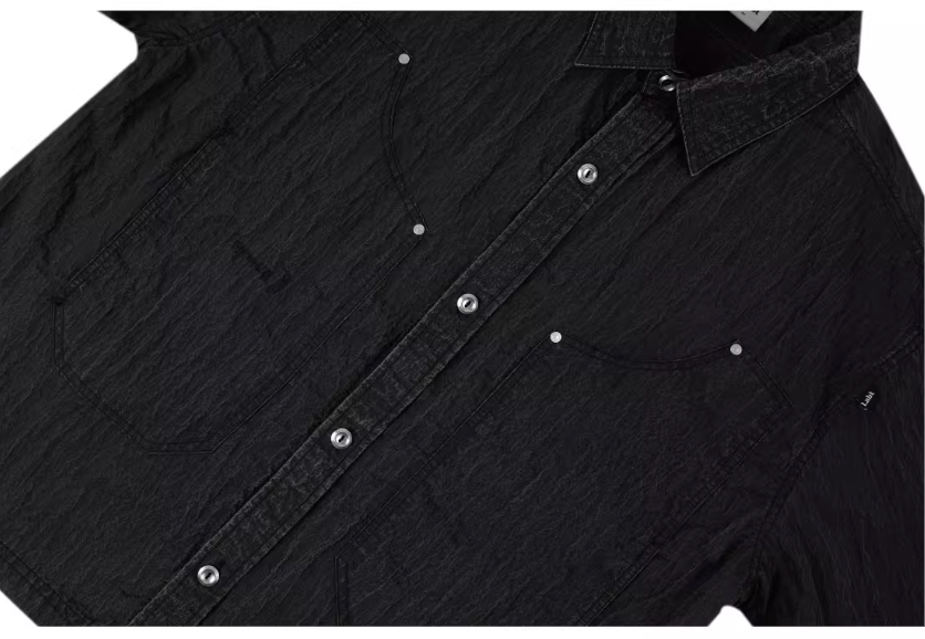 Labt Distressed Wash Pocket Short Sleeve Shirt | Face 3 Face