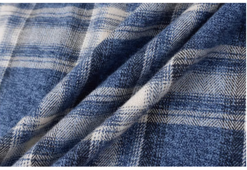 Labt Washed Flannel Plaid Long Sleeve Pocket Shirt | Face 3 Face