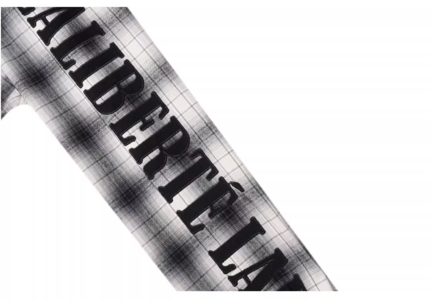 Labt Western Plaid Patch Embroidered Long Sleeve Shirt | Face 3 Face