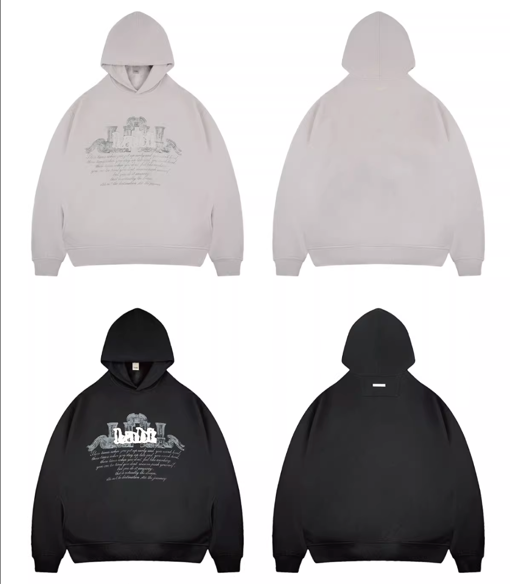 Labt Reboot Civilization Printed and Embroidered Hoodie | Face 3 Face