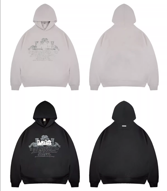 Labt Reboot Civilization Printed and Embroidered Hoodie | Face 3 Face