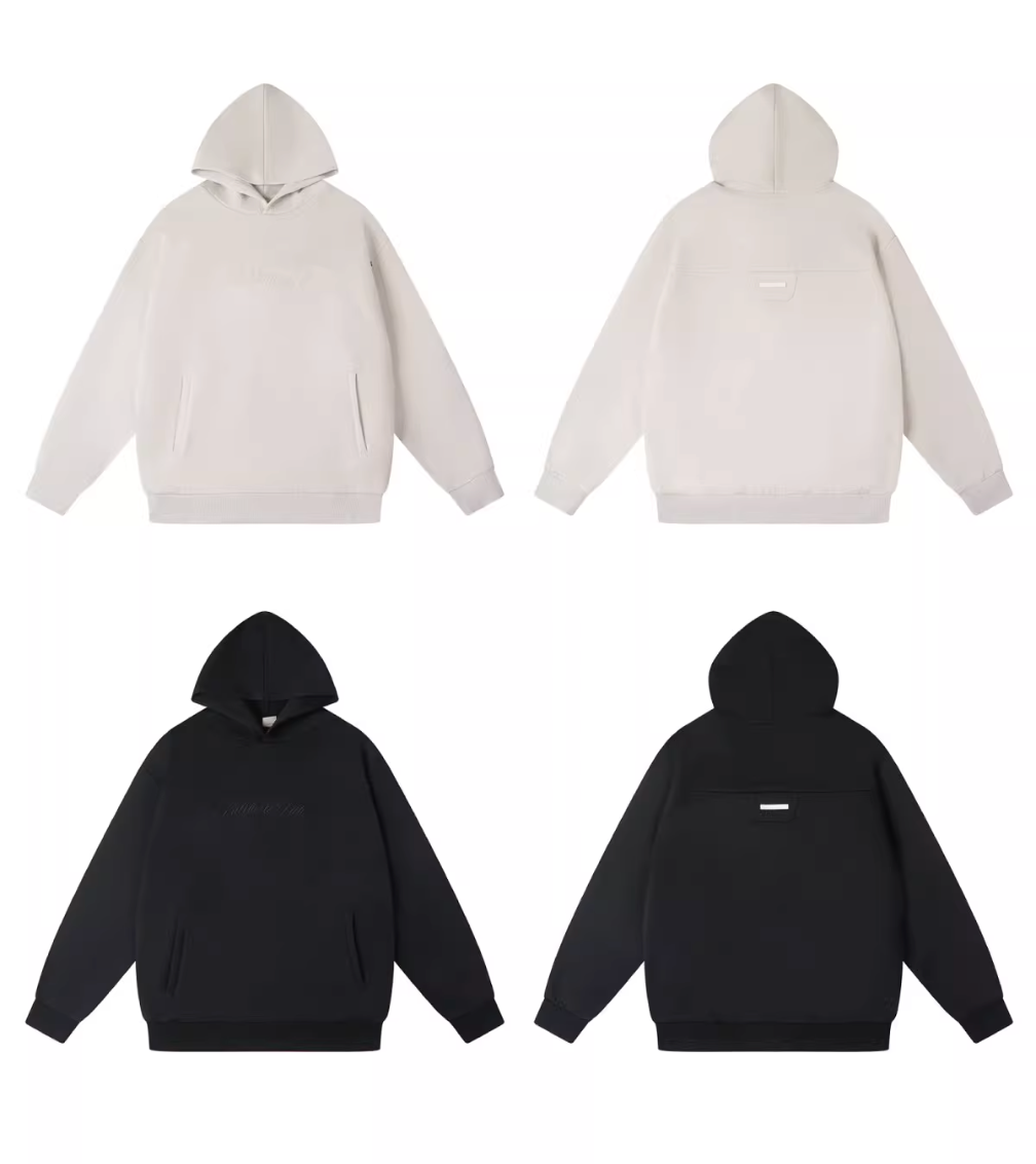 Labt Wool Air Layer Embroidered Hoodie | Face 3 Face