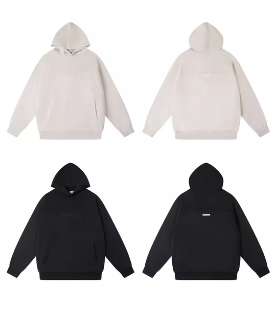 Labt Wool Air Layer Embroidered Hoodie | Face 3 Face