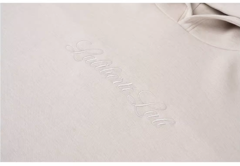 Labt Wool Air Layer Embroidered Hoodie | Face 3 Face