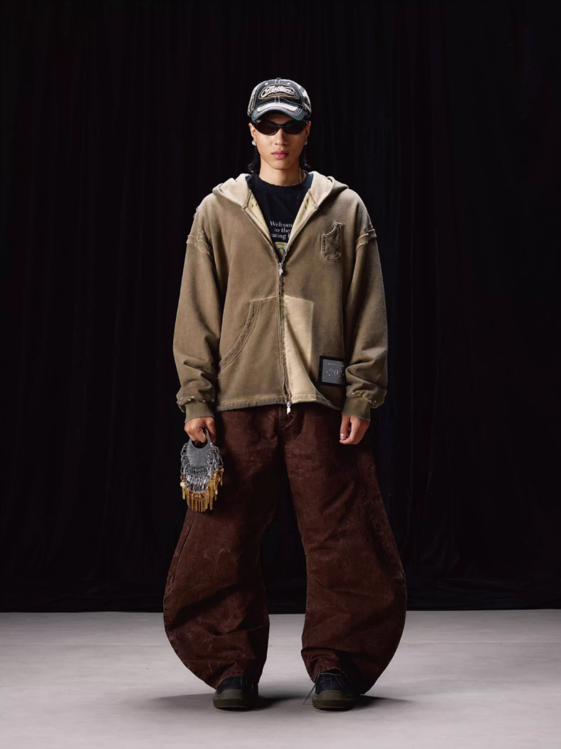 Labt Distressed Zip Up Hoodie | Face 3 Face