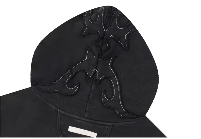 Labt Western Patch Embroidered Hoodie | Face 3 Face