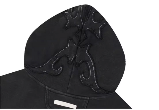 Labt Western Patch Embroidered Hoodie | Face 3 Face