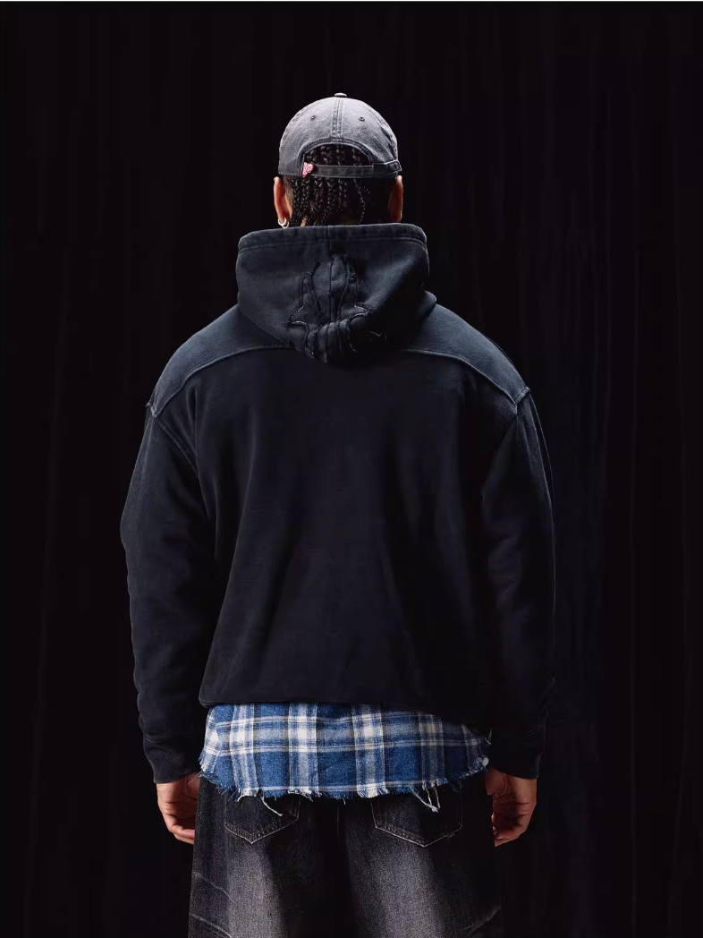 Labt Western Patch Embroidered Hoodie | Face 3 Face