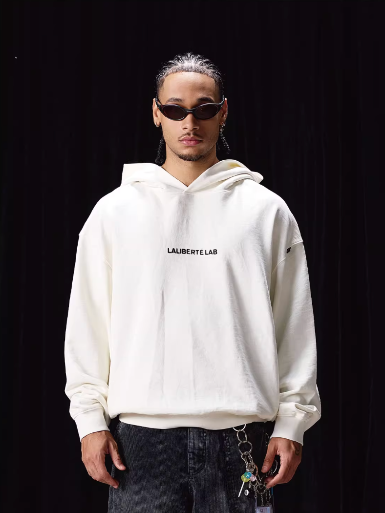 Labt Unreal Font Print Hoodie | Face 3 Face