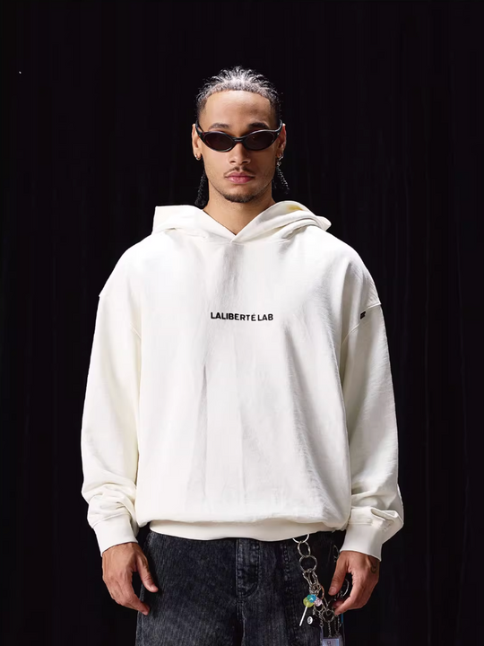 Labt Unreal Font Print Hoodie | Face 3 Face