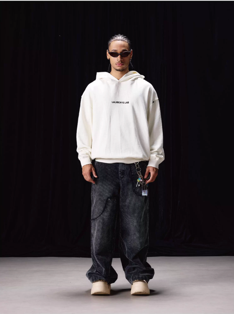 Labt Unreal Font Print Hoodie | Face 3 Face