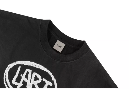 Labt Cracked Print Spray Dirty Washed Faded Tee | Face 3 Face
