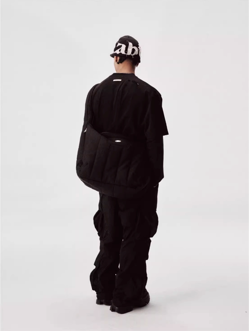 Labt Distressed Holes Logo Print Tee | Face 3 Face