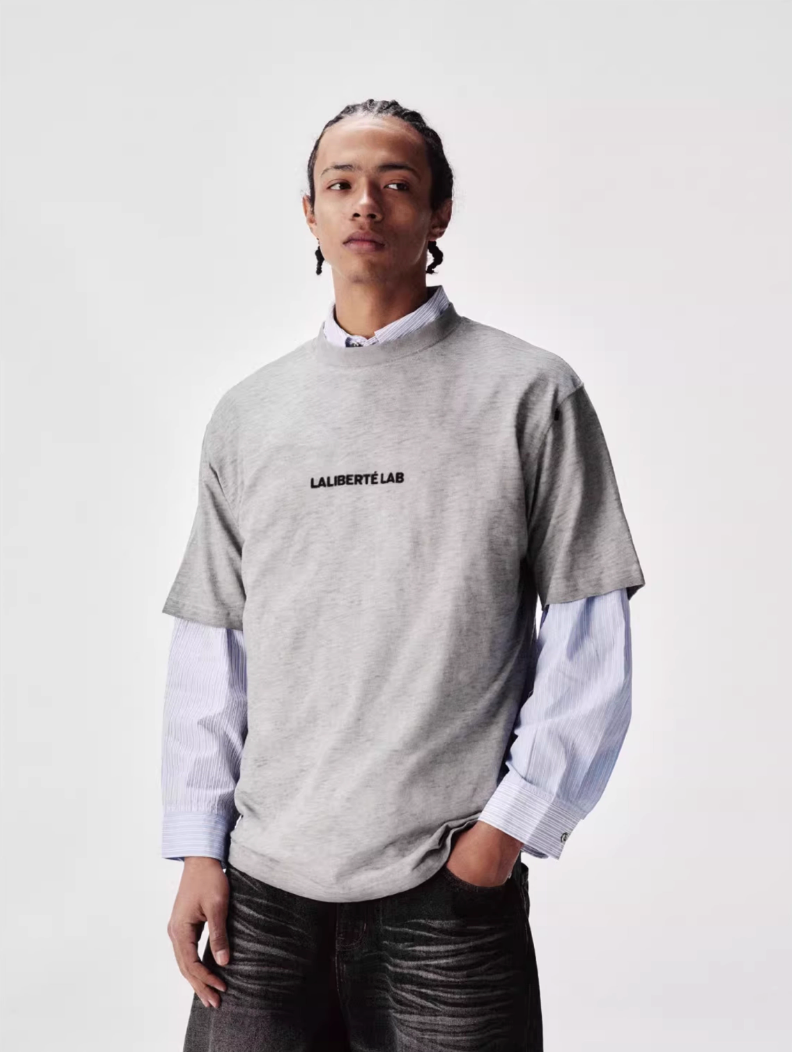 Labt Gradation Print Heather Tee | Face 3 Face