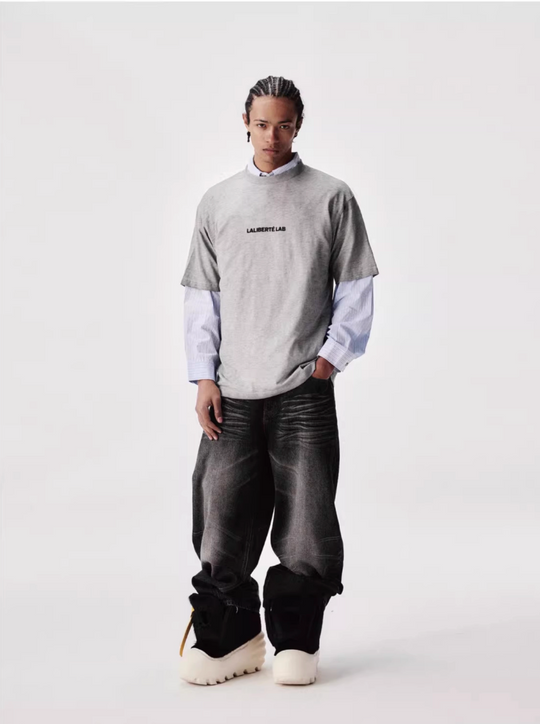 Labt Gradation Print Heather Tee | Face 3 Face