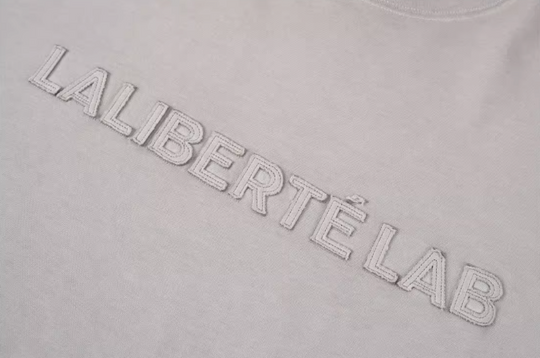Labt 3D Patch Embroidery Distressed Tee | Face 3 Face