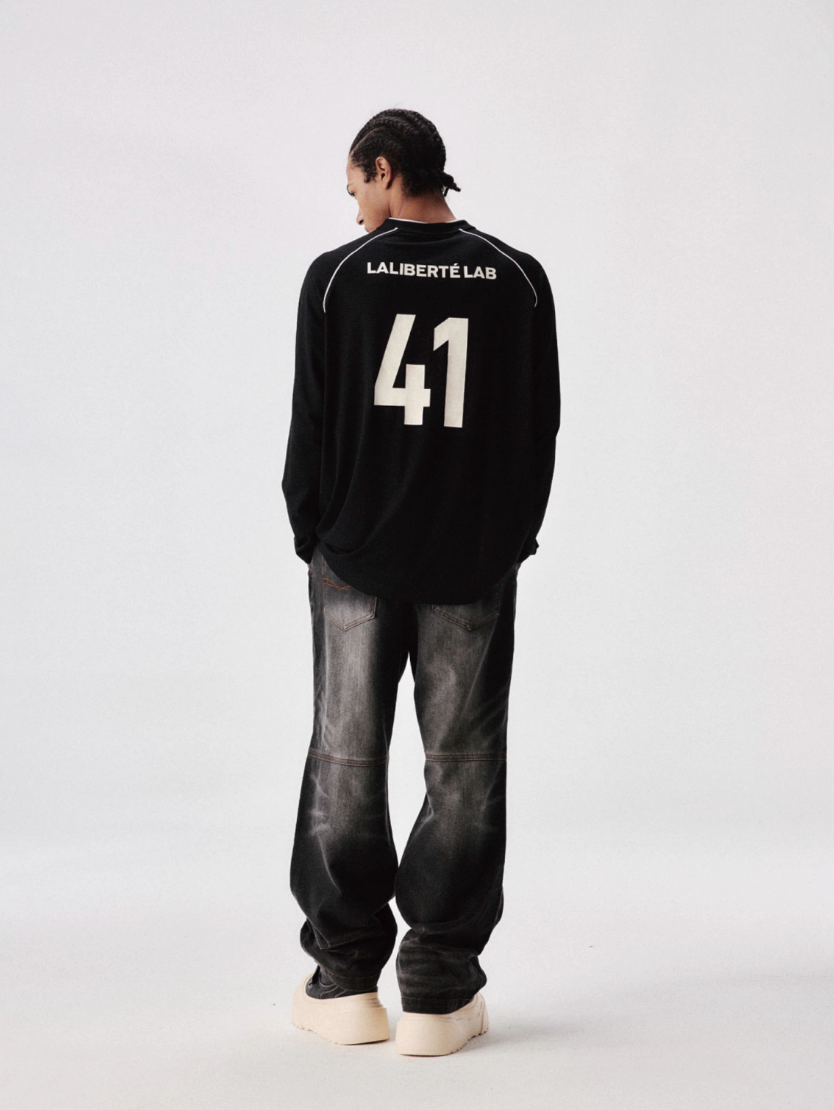 Labt Emblem Patch Mesh Long Sleeve Soccer Jersey | Face 3 Face