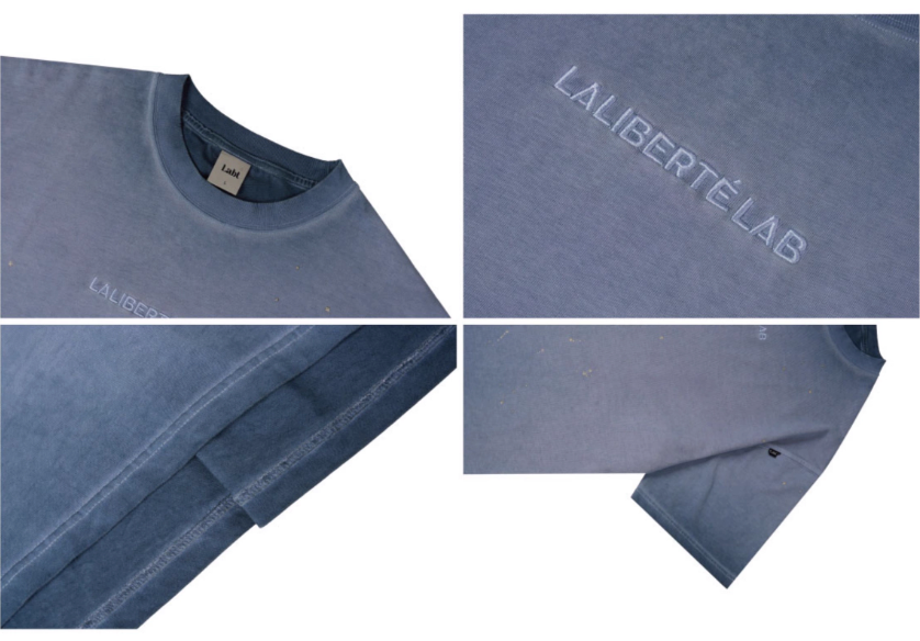 Labt Glitter Splash Ink Wash Faded Tee | Face 3 Face
