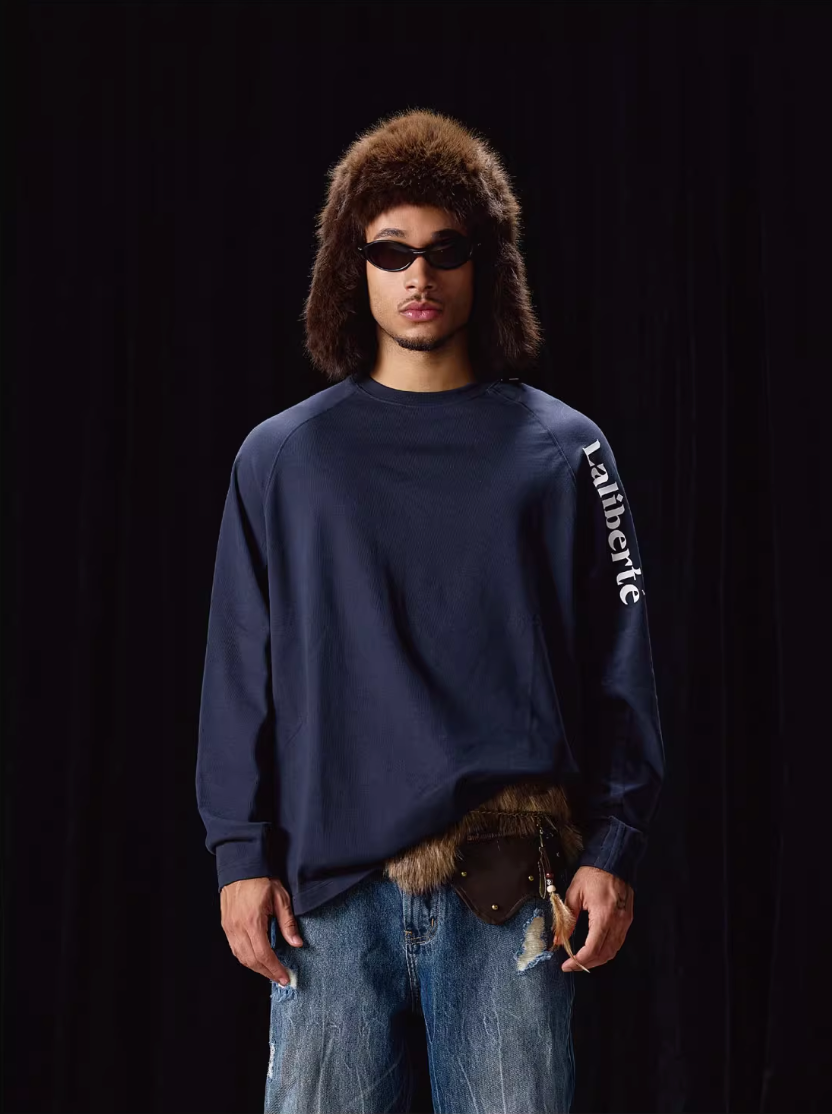 Labt Raglan Structured Long Sleeve Tee | Face 3 Face