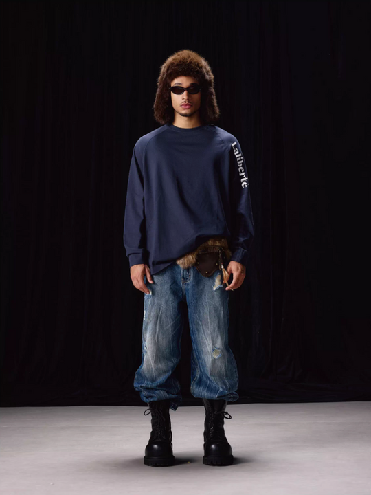 Labt Raglan Structured Long Sleeve Tee | Face 3 Face