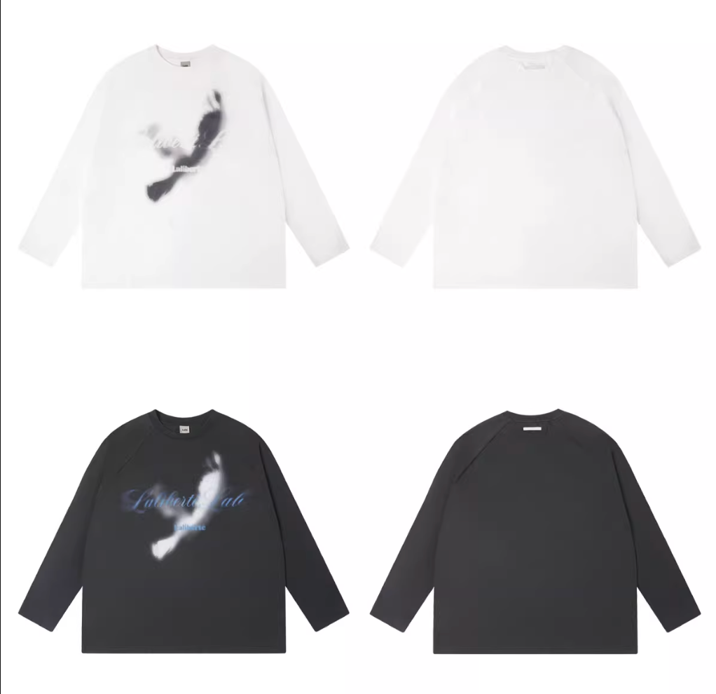 Labt Distressed Raglan Long Sleeve Tee | Face 3 Face