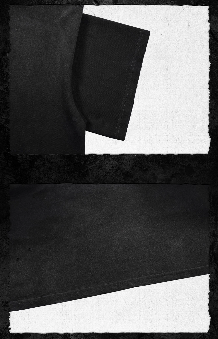 UNDERWATER Cross Print Washed Distressed Tee | Face 3 Face