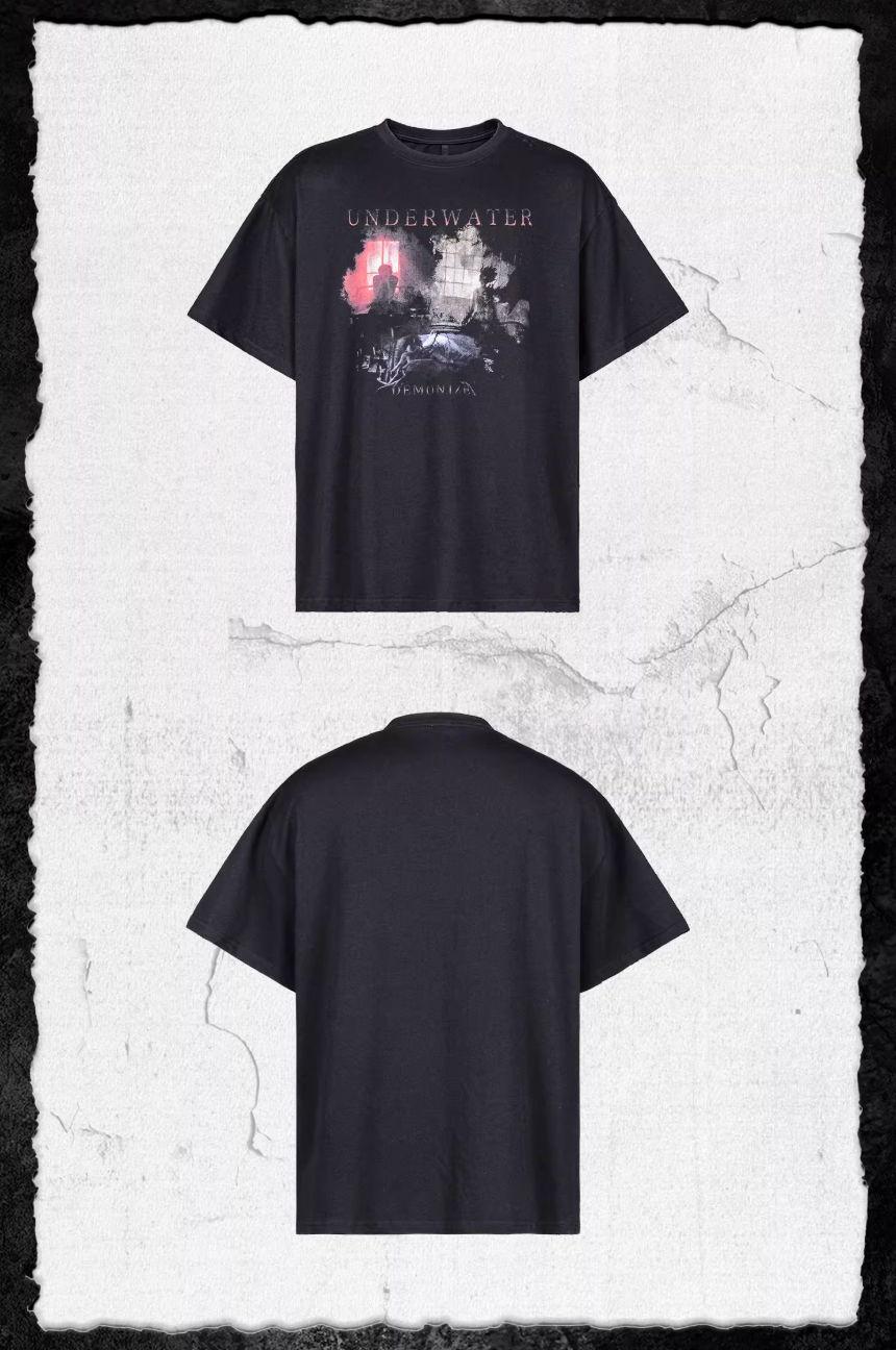 UNDERWATER Demonize Vintage Print Tee | Face 3 Face