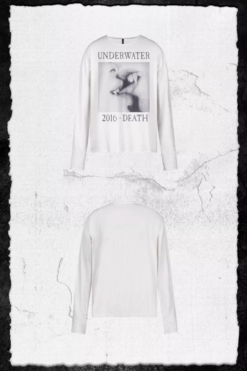 UNDERWATER Devils Kiss Vintage Print Long Sleeve Tee | Face 3 Face