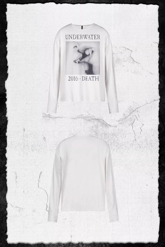 UNDERWATER Devils Kiss Vintage Print Long Sleeve Tee | Face 3 Face