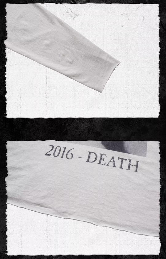 UNDERWATER Devils Kiss Vintage Print Long Sleeve Tee | Face 3 Face