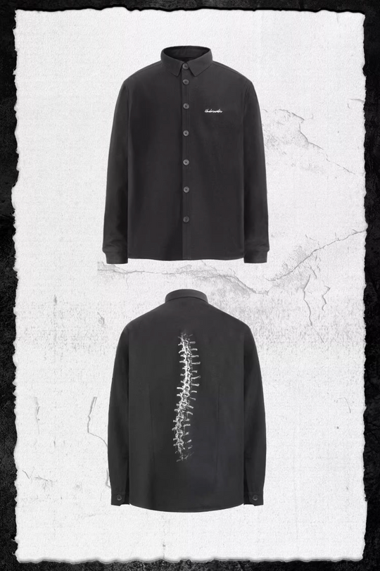 UNDERWATER Backbone Print Long Sleeve Shirt | Face 3 Face