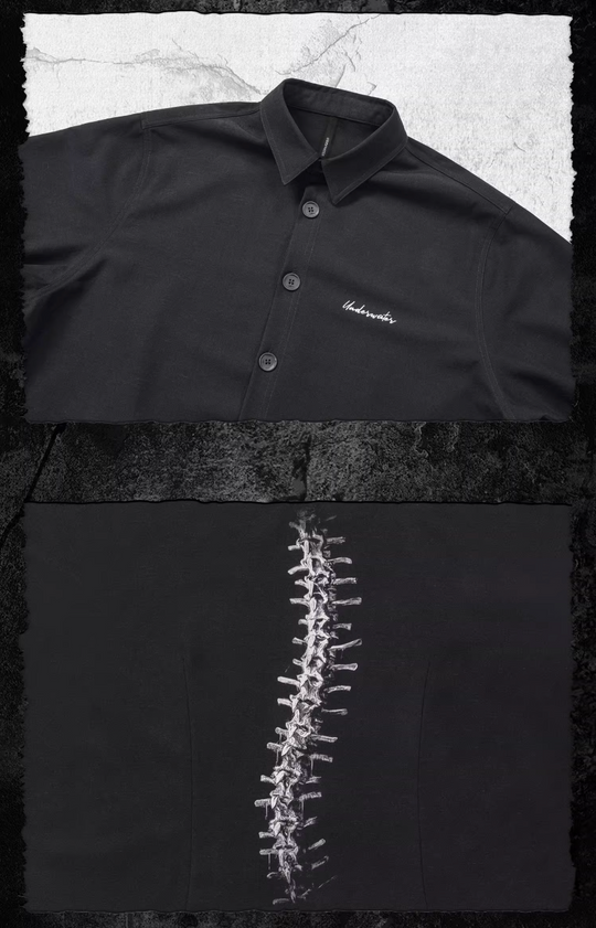 UNDERWATER Backbone Print Long Sleeve Shirt | Face 3 Face