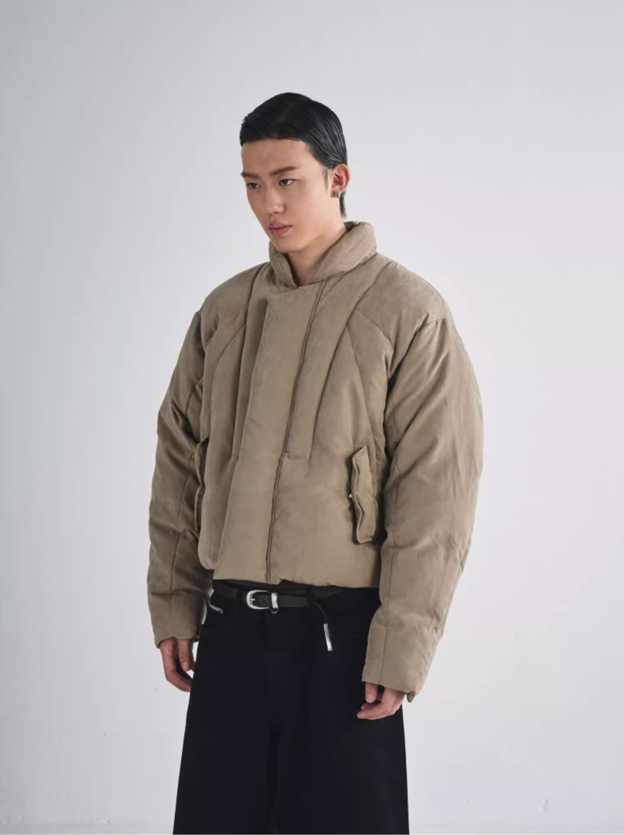 RUSURE Brushed Short Down Jacket | Face 3 Face