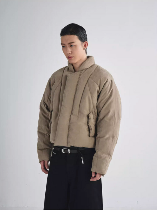 RUSURE Brushed Short Down Jacket | Face 3 Face
