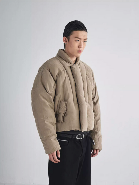 RUSURE Brushed Short Down Jacket | Face 3 Face