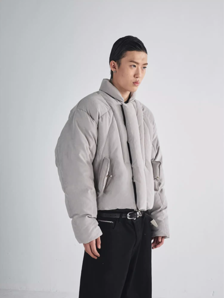 RUSURE Brushed Short Down Jacket | Face 3 Face