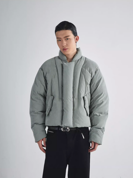 RUSURE Brushed Short Down Jacket | Face 3 Face