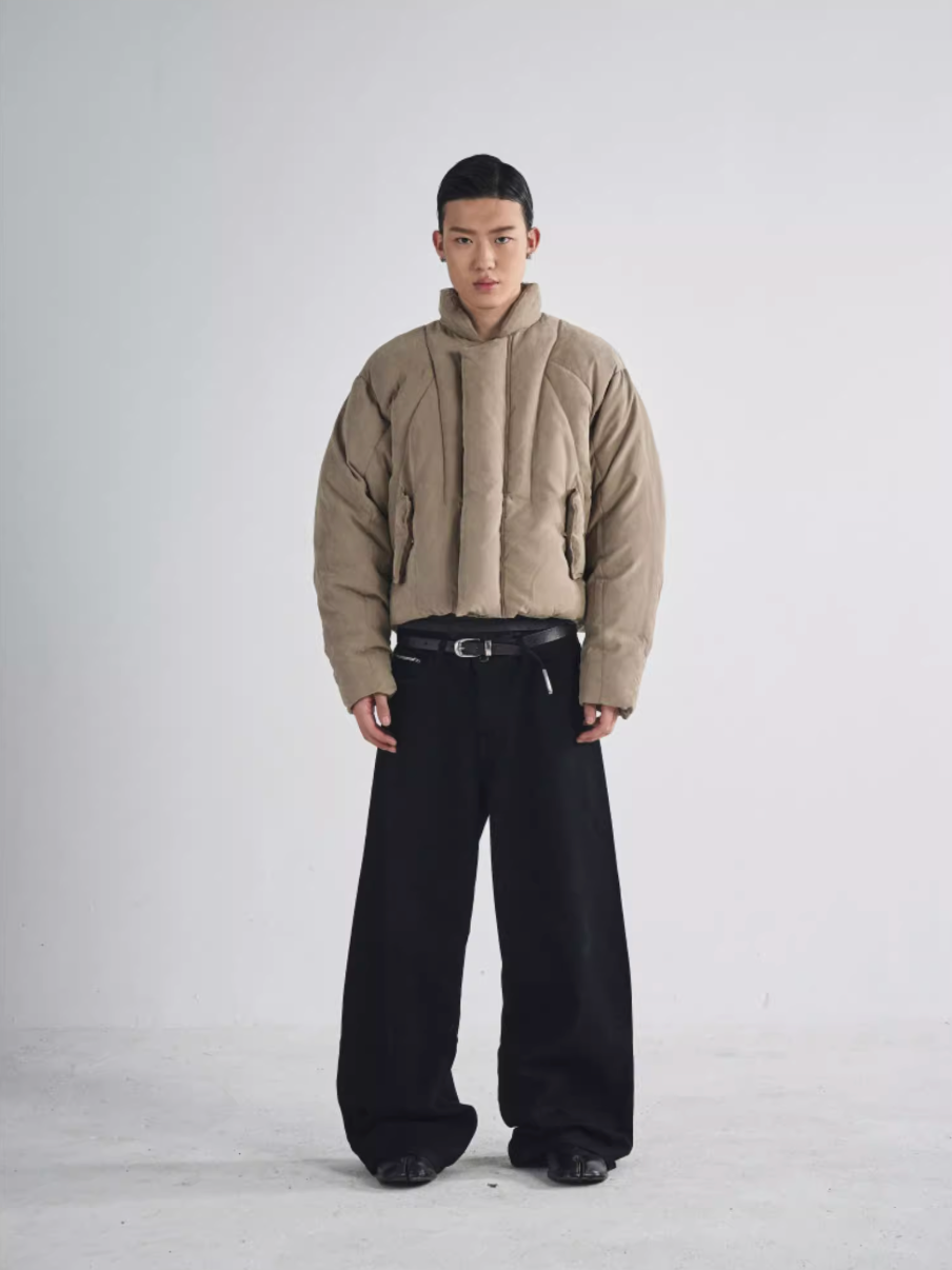 RUSURE Brushed Short Down Jacket | Face 3 Face