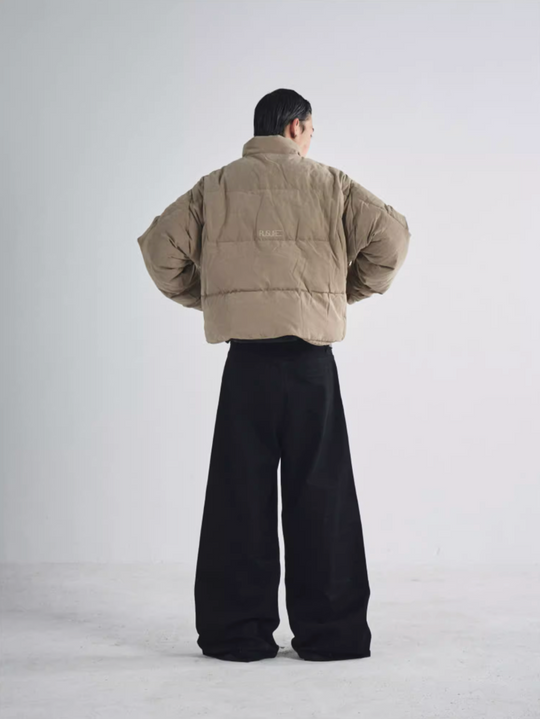 RUSURE Brushed Short Down Jacket | Face 3 Face