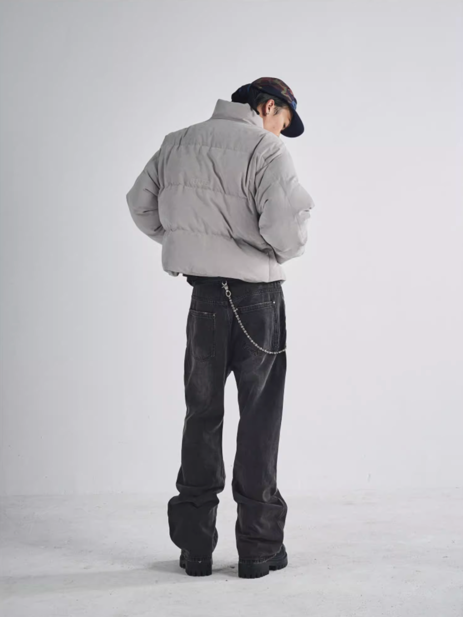 RUSURE Brushed Short Down Jacket | Face 3 Face