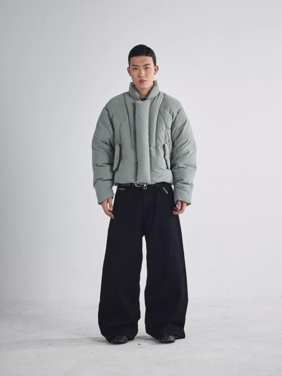 RUSURE Brushed Short Down Jacket | Face 3 Face