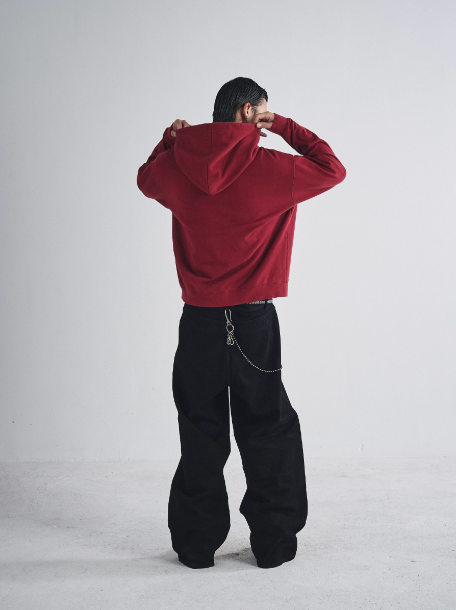 RUSURE Vintage Print Zip Up Hoodie | Face 3 Face