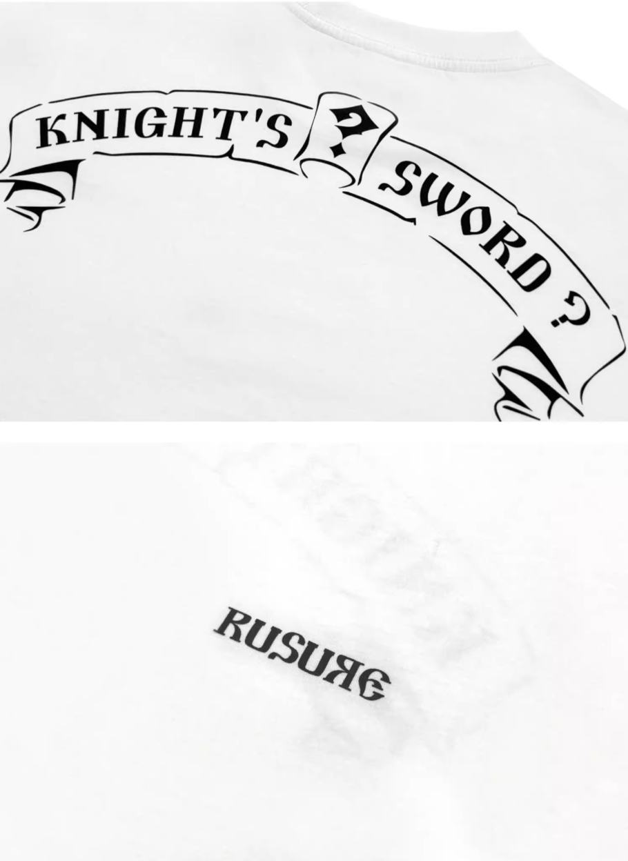 RUSURE Cross Logo Print Long Sleeve Tee | Face 3 Face