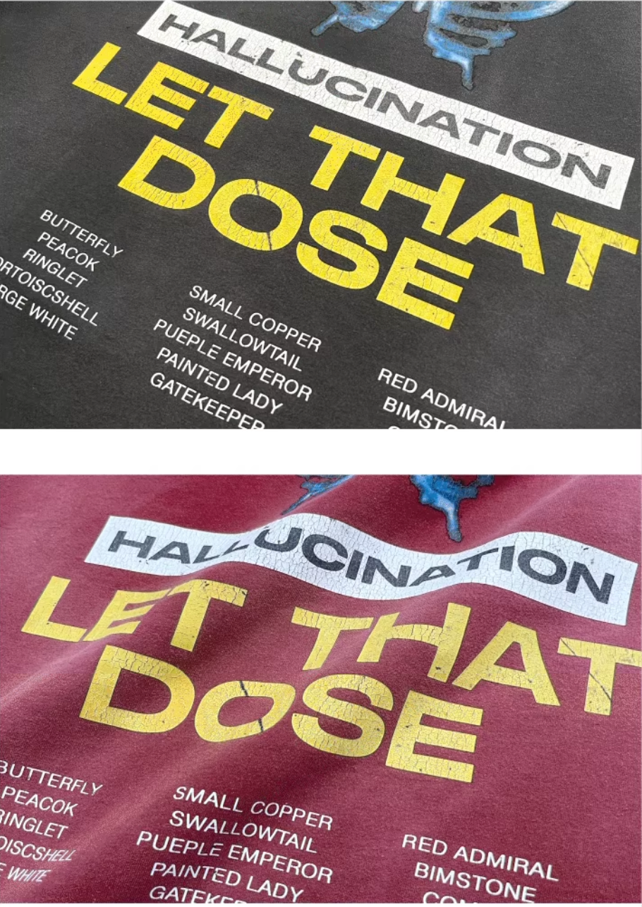 RUSURE Washed Butterfly Heart Print Tee | Face 3 Face