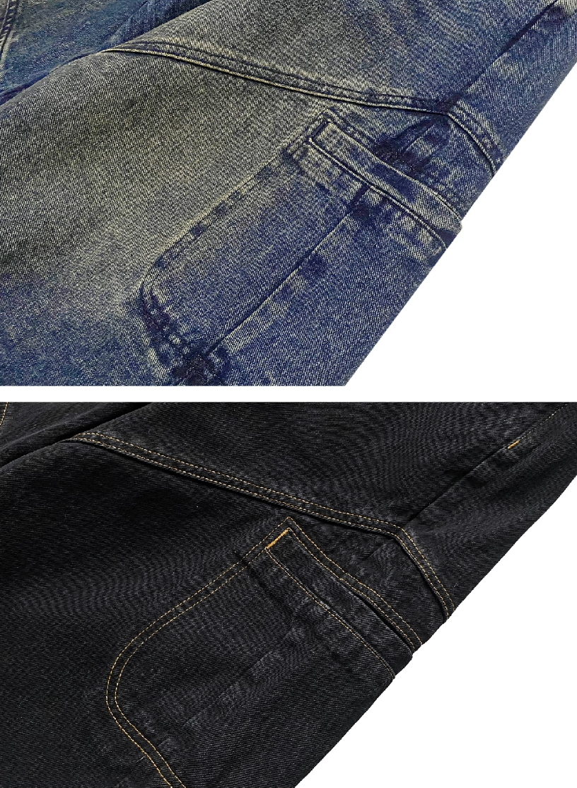 RUSURE Multi Pocket Denim Shorts | Face 3 Face