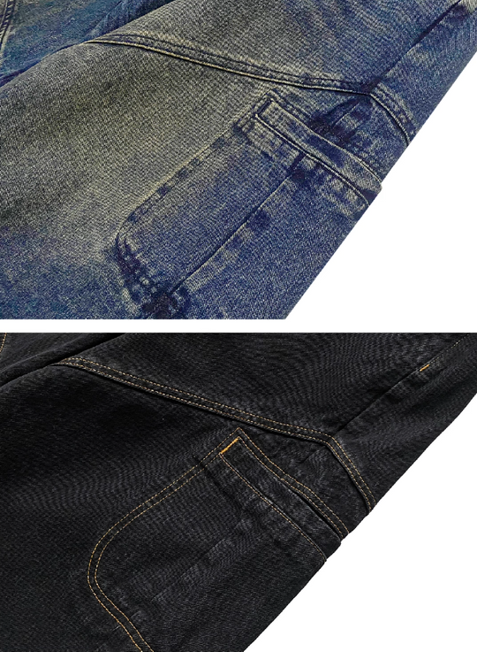 RUSURE Multi Pocket Denim Shorts | Face 3 Face